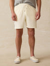 Cabana Towel Terry Sweatshort - Vintage White