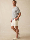 Cabana Towel Terry Sweatshort - Vintage White