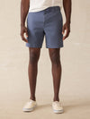 Tradewinds Linen Blend Short - Blue Abyss