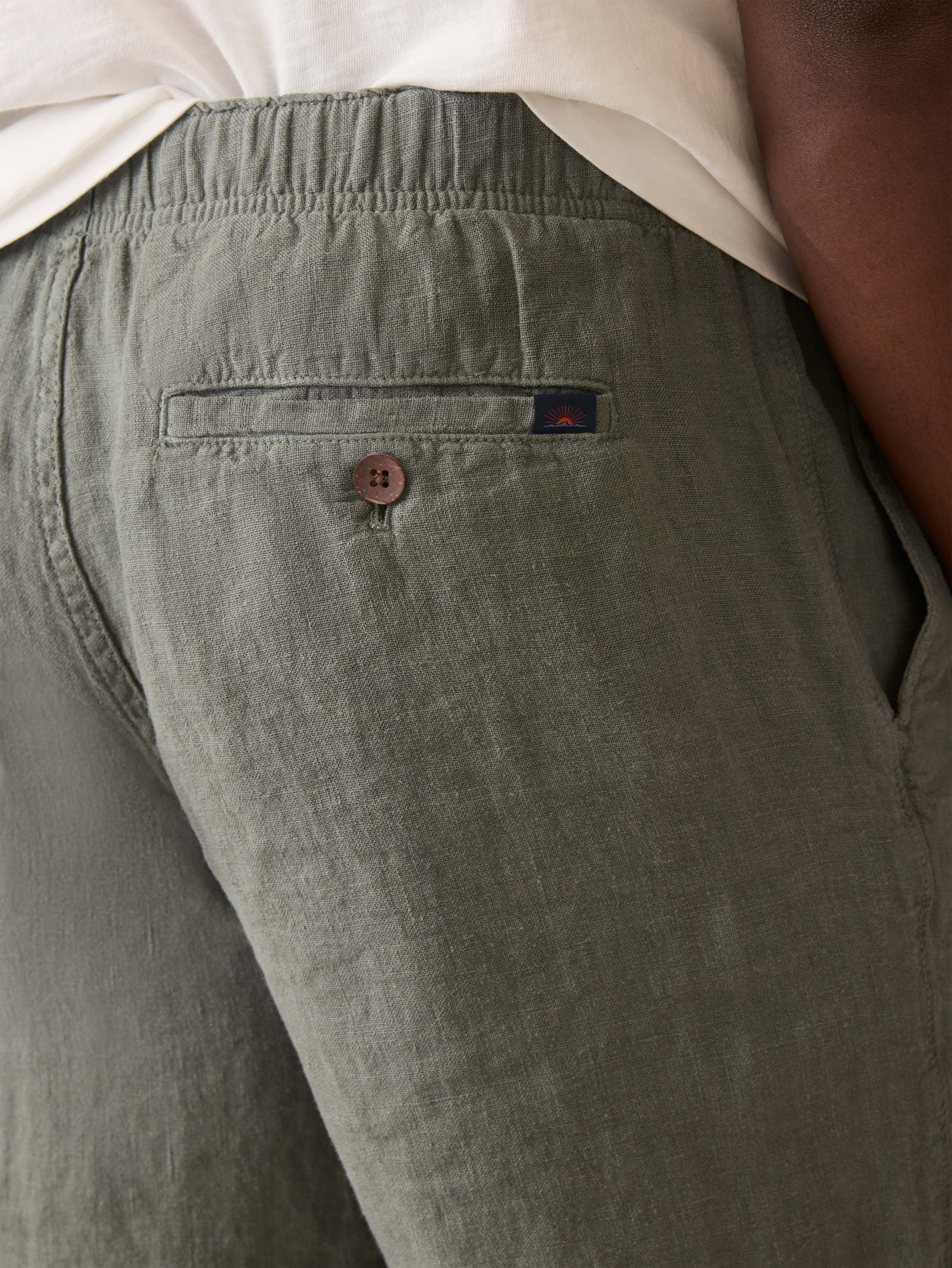 Essential Linen Short (6.5" Inseam) - Spruce