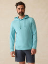 Sunwashed Midweight Organic Hoodie - Teal Sea