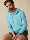 Sunwashed Midweight Organic Hoodie - Teal Sea