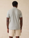 Short-Sleeve Movement Pique Polo - Moss Stone Melange
