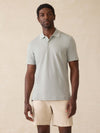 Short-Sleeve Movement Pique Polo - Moss Stone Melange