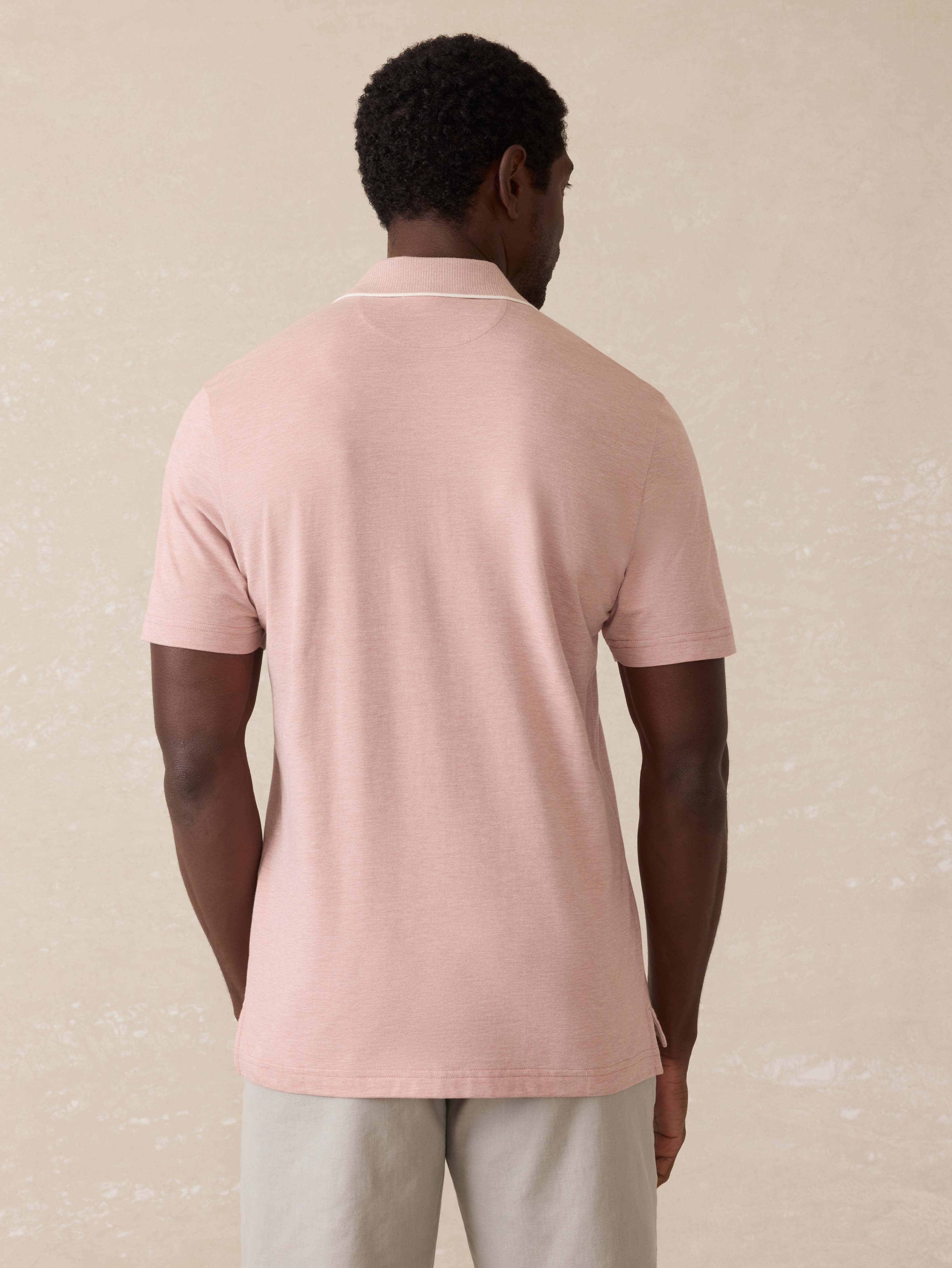 Short-Sleeve Movement™ Pique Polo - Sedona Melange