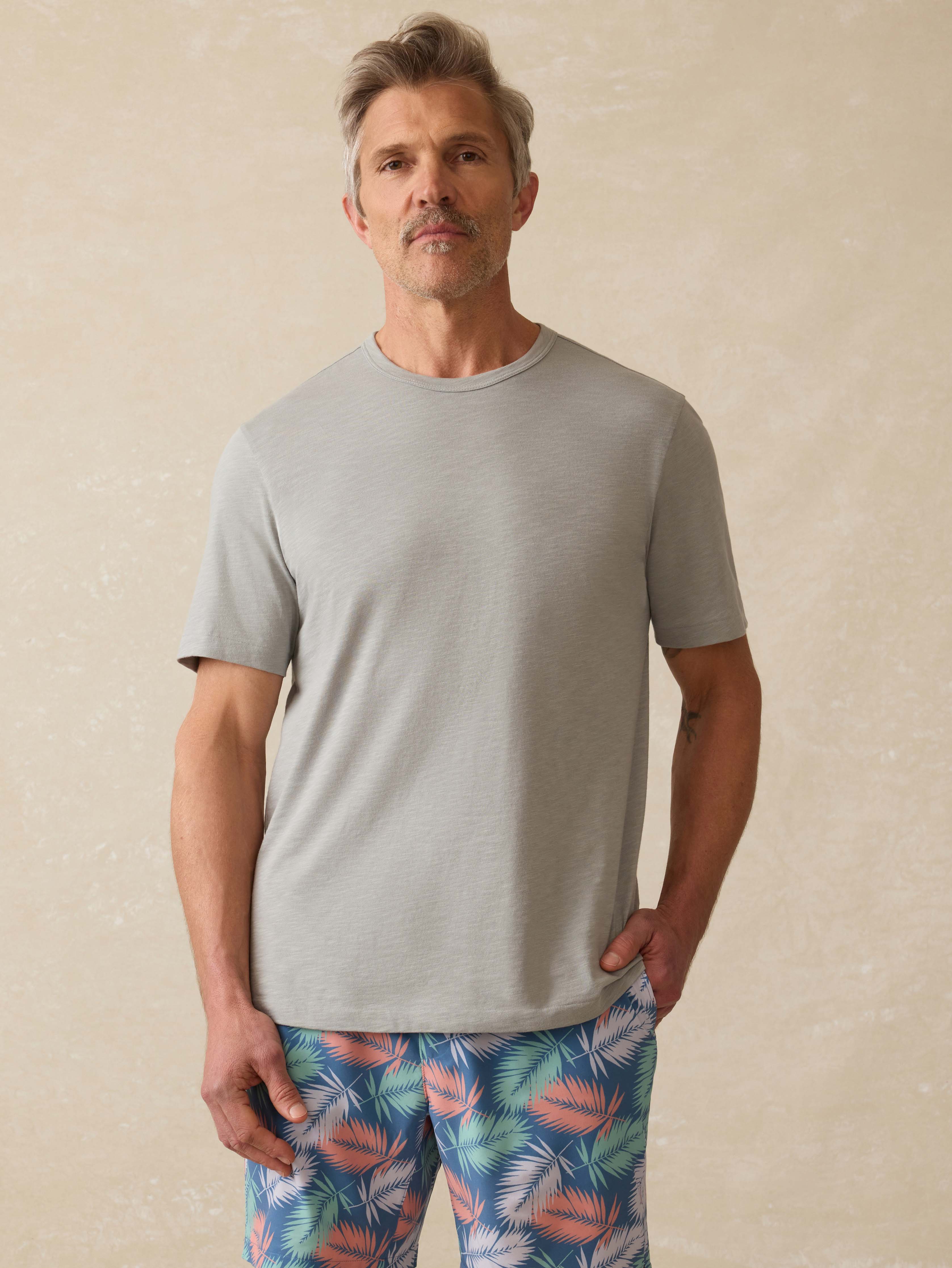 Sunwashed Tee - Lakeshore Grey