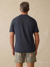 Short-Sleeve Sunwashed Henley - Dune Navy