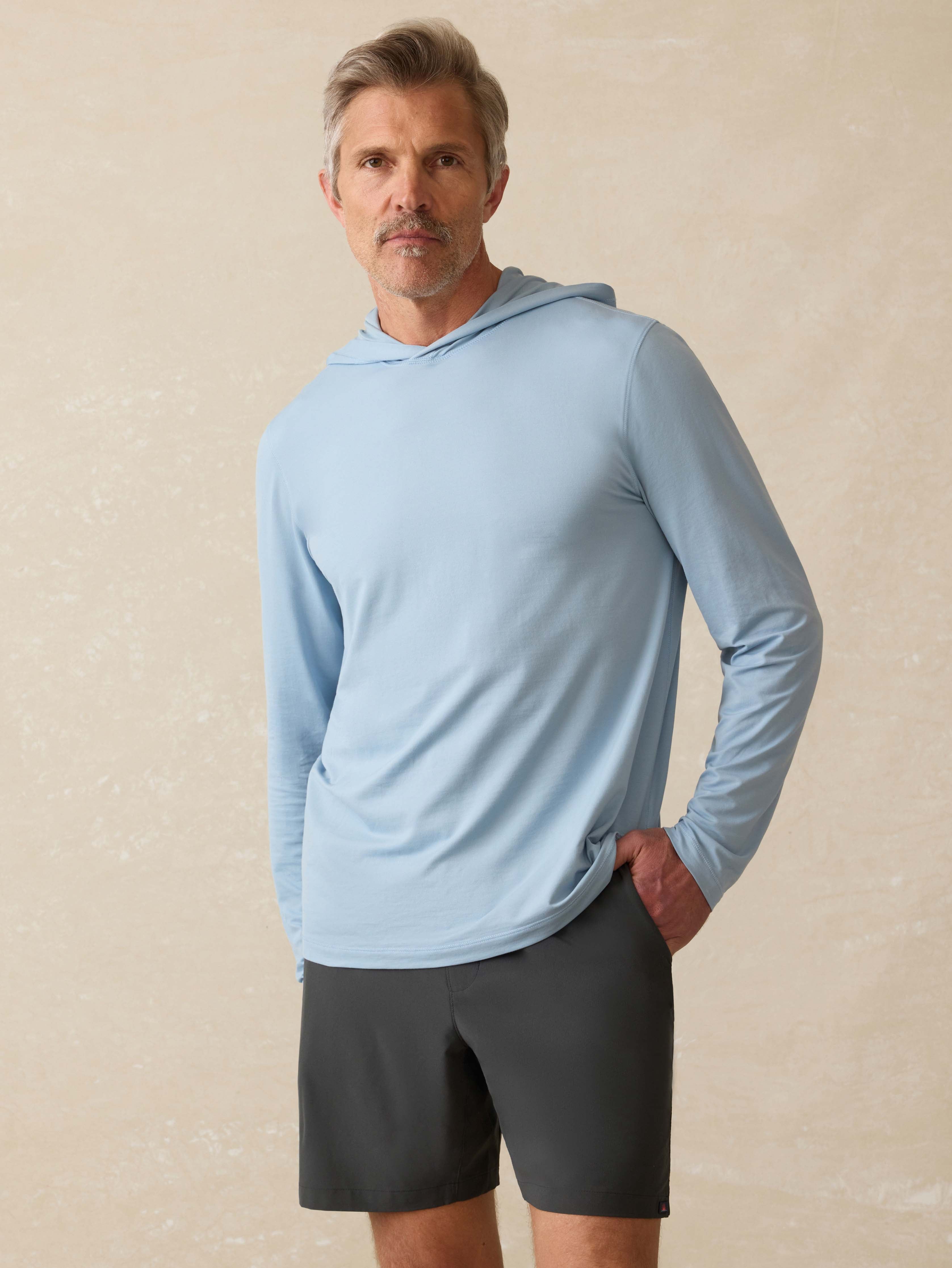 Shorelite UPF Hoodie - Blue Breeze