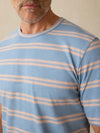 Sunwashed Tee - Coast Coral Stripe