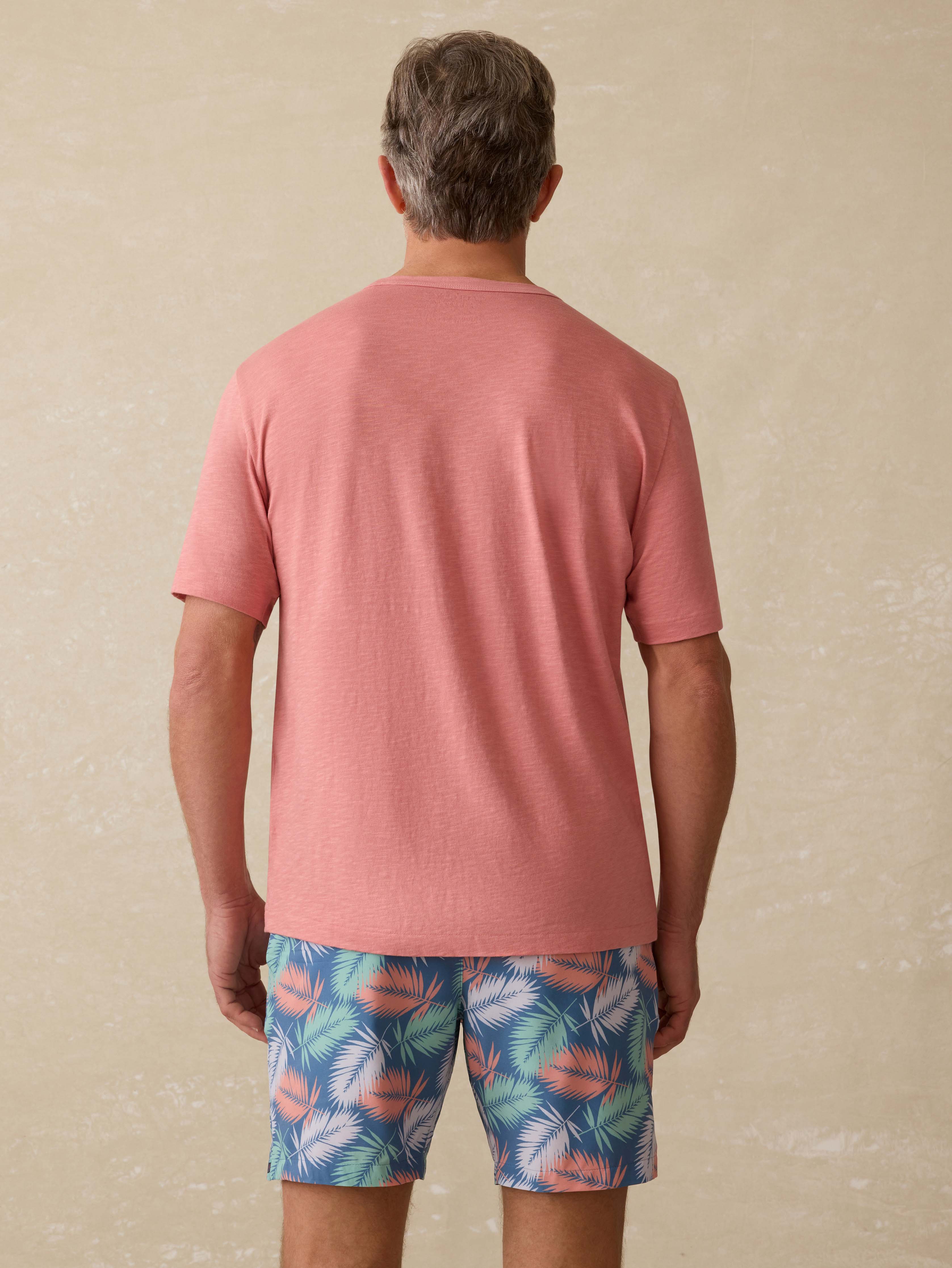 Sunwashed Regenerative Pocket Tee - Faded Flag | Faherty Brand