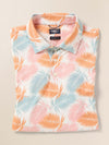 Short-Sleeve Movement™ Pique Polo - Ivory Paradise Palm