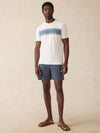 Short-Sleeve Shorelite UPF Tee - White Surf Stripe