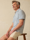 Sunwashed T-Shirt Polo - Ivory Breton Stripe