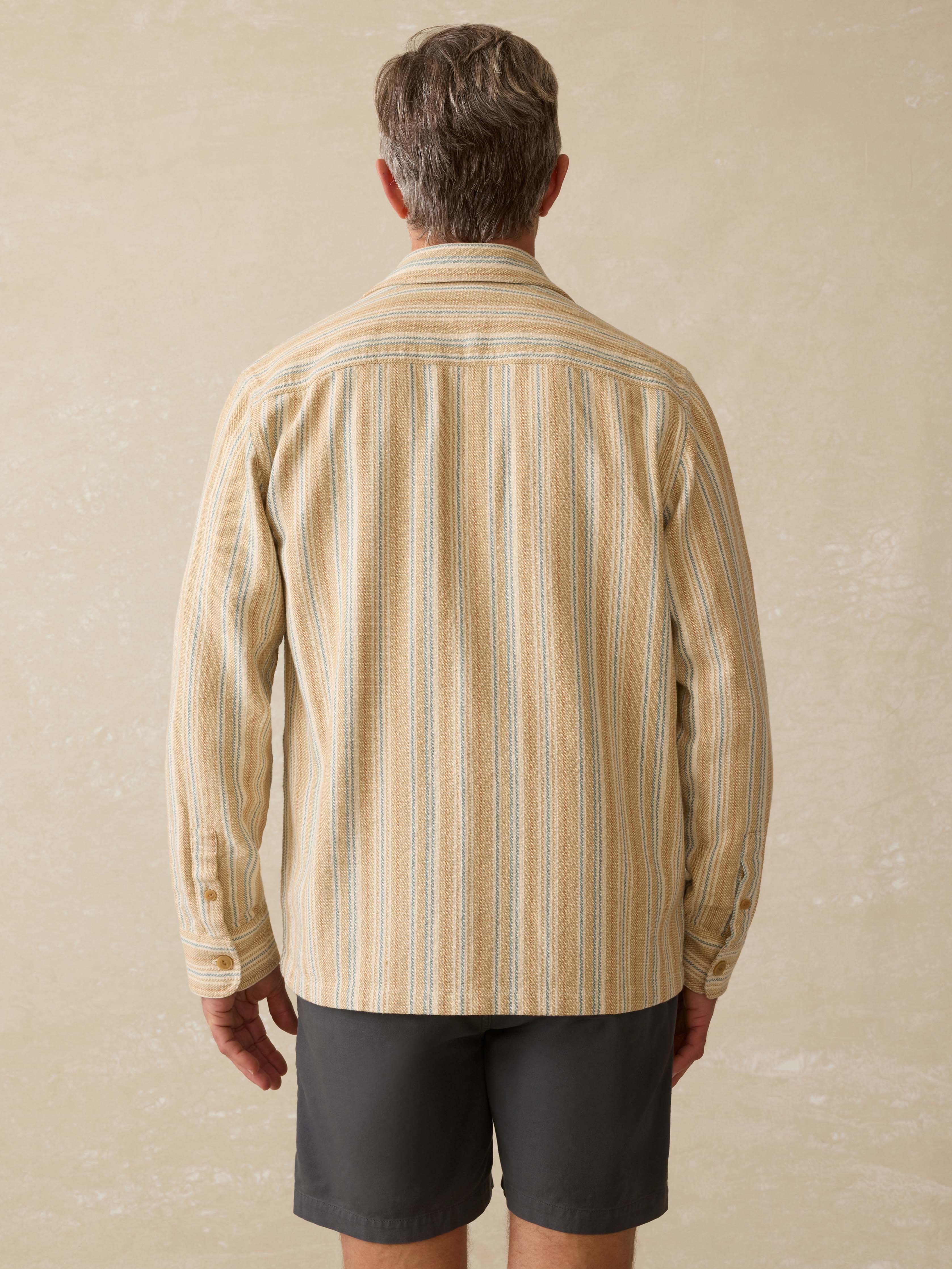 Vista Overshirt - Golden Hour Stripe