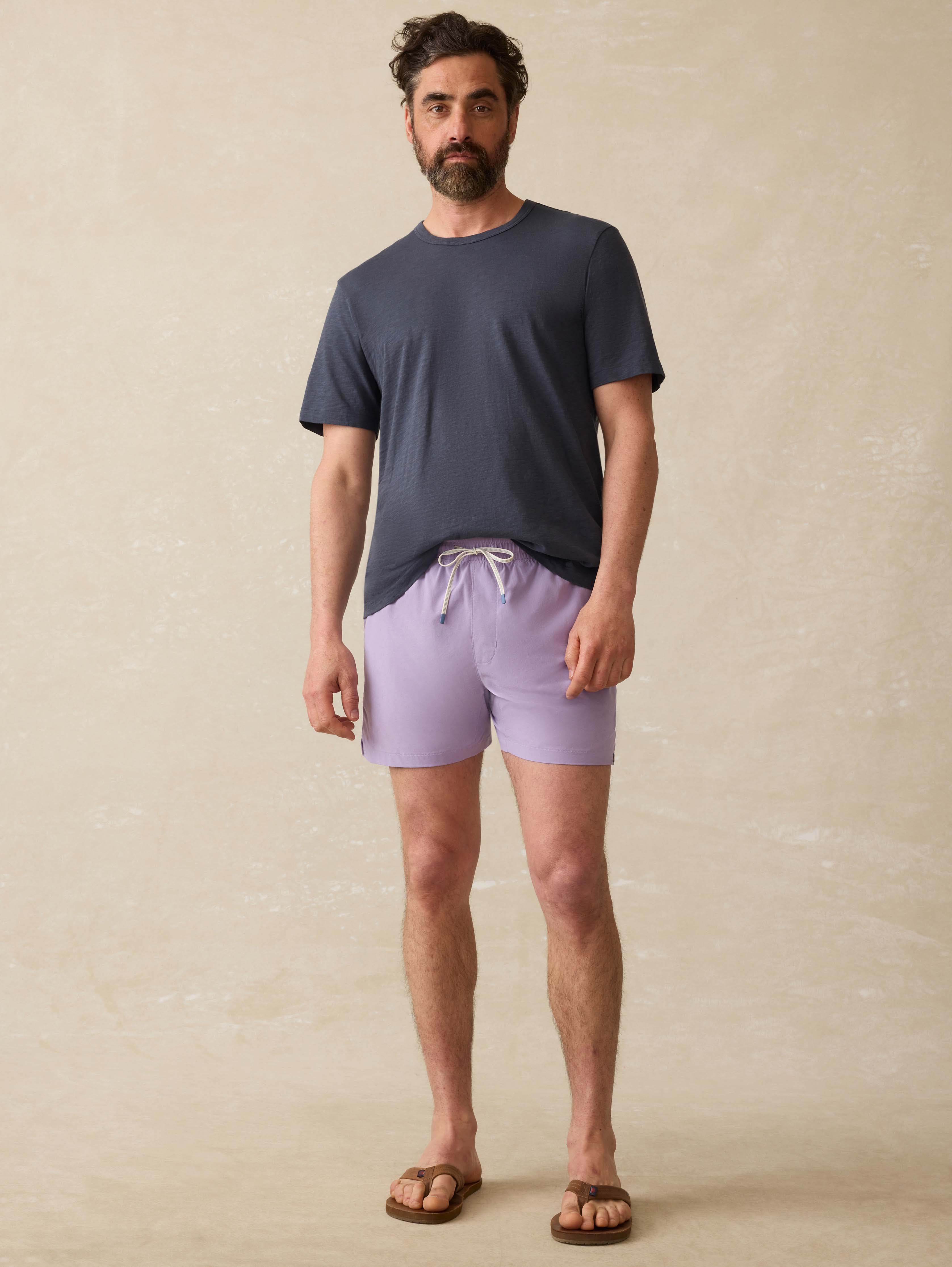 Shorelite Trunk (5") - Seaside Iris | Faherty Brand