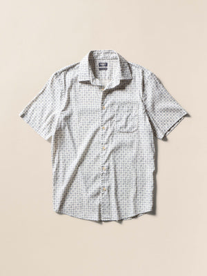 Short-Sleeve Movement™ Monterey Shirt - Stony Beach Diamond