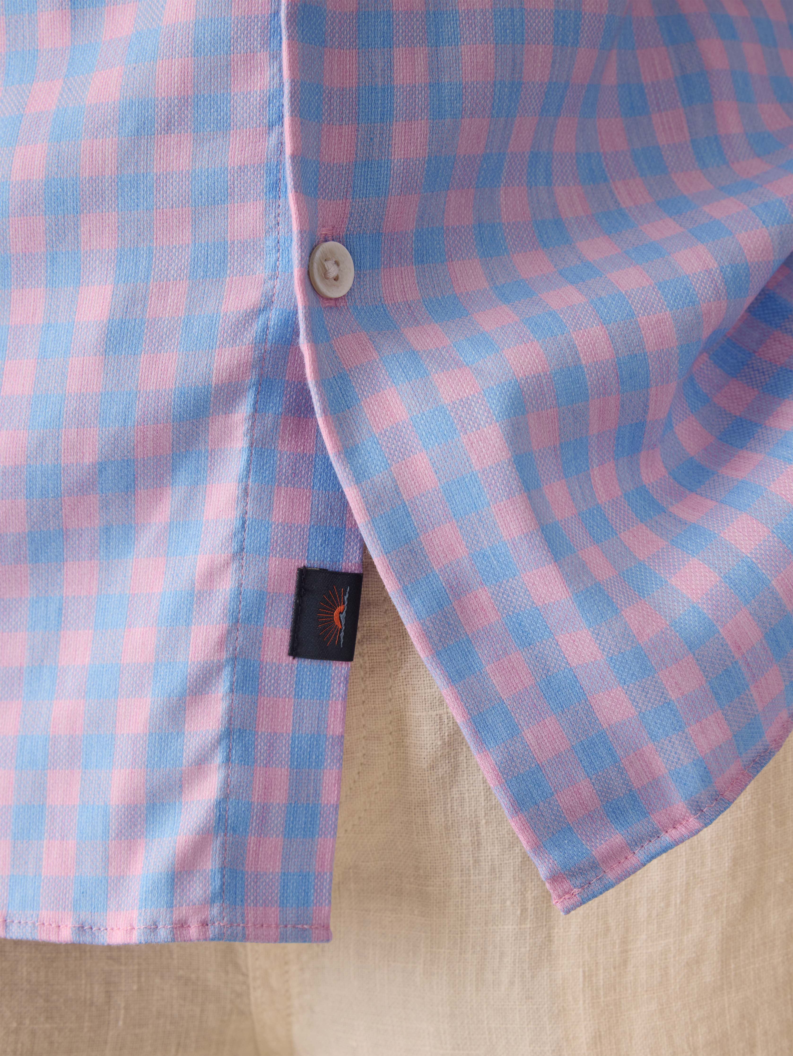 Movement™ Monterey Shirt - Coral Sky Gingham
