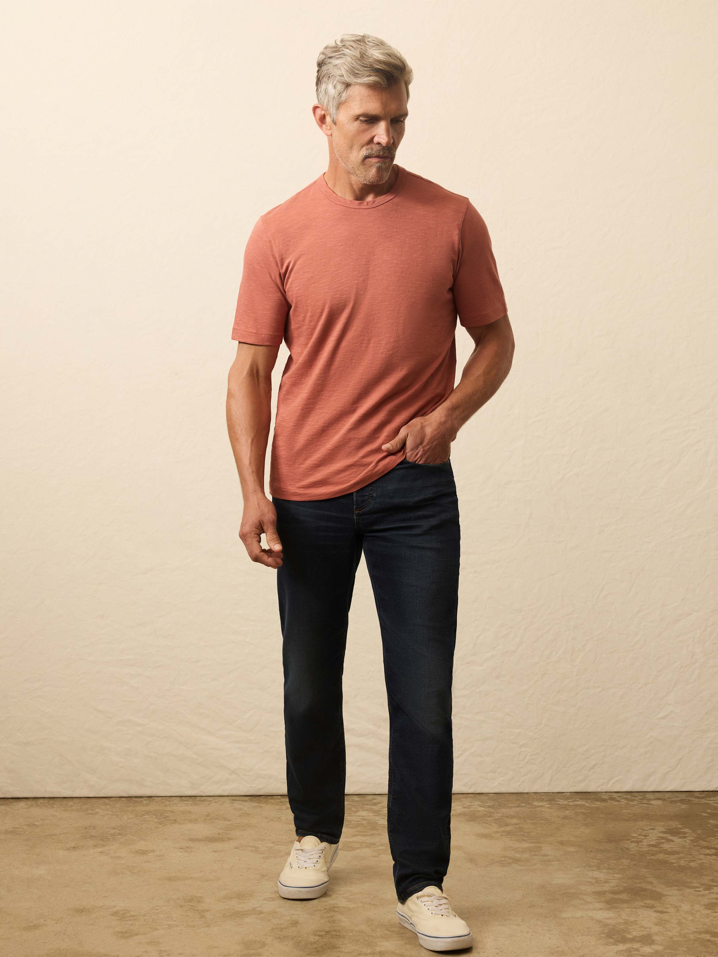 Sunwashed Regenerative Tee - Dusty Sienna