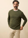 Long-Sleeve Sunwashed Tee - Fall Evergreen