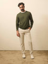 Long-Sleeve Sunwashed Tee - Fall Evergreen