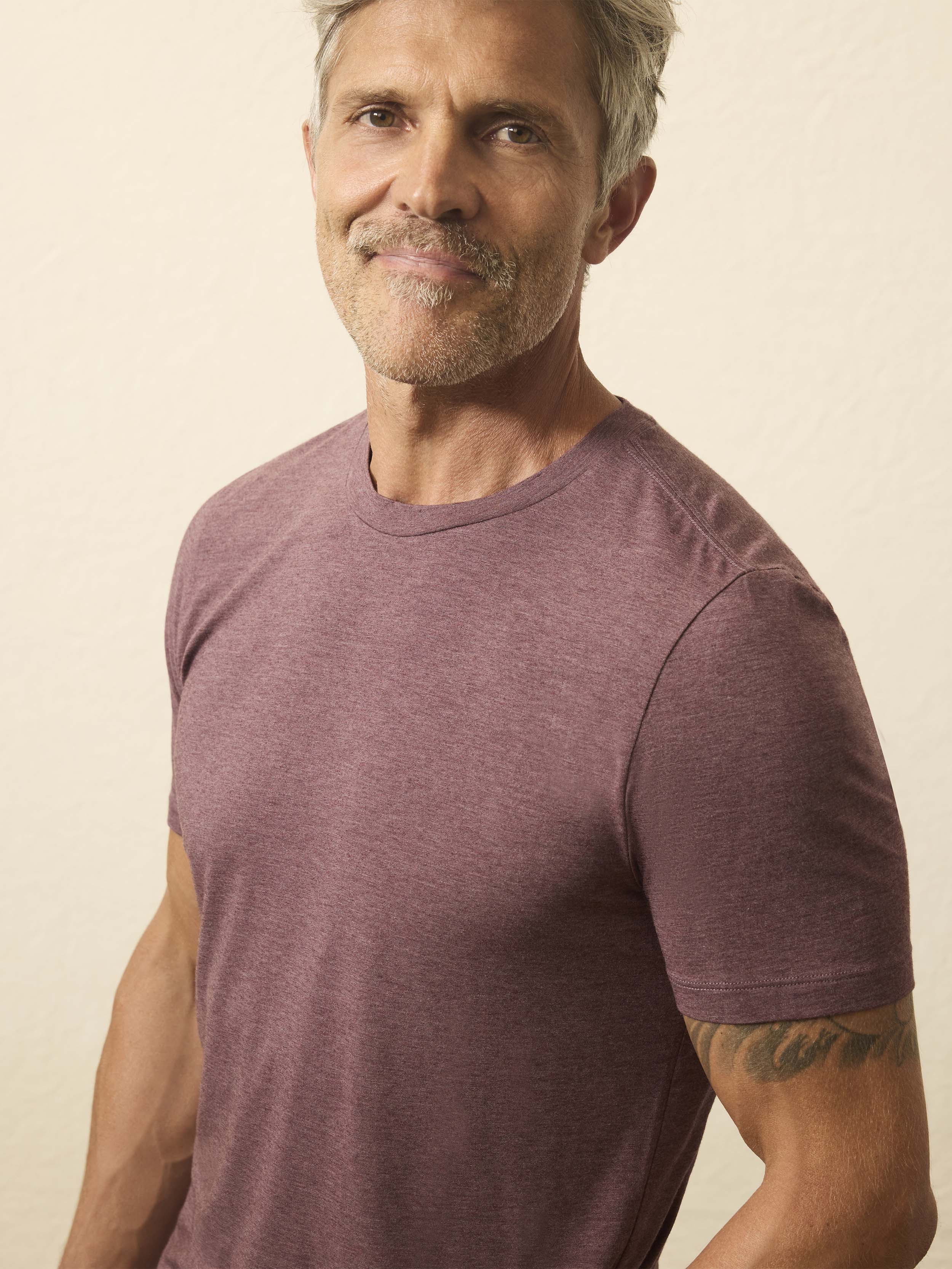 Movement™ Short-Sleeve T-Shirt - Polar Plum Heather