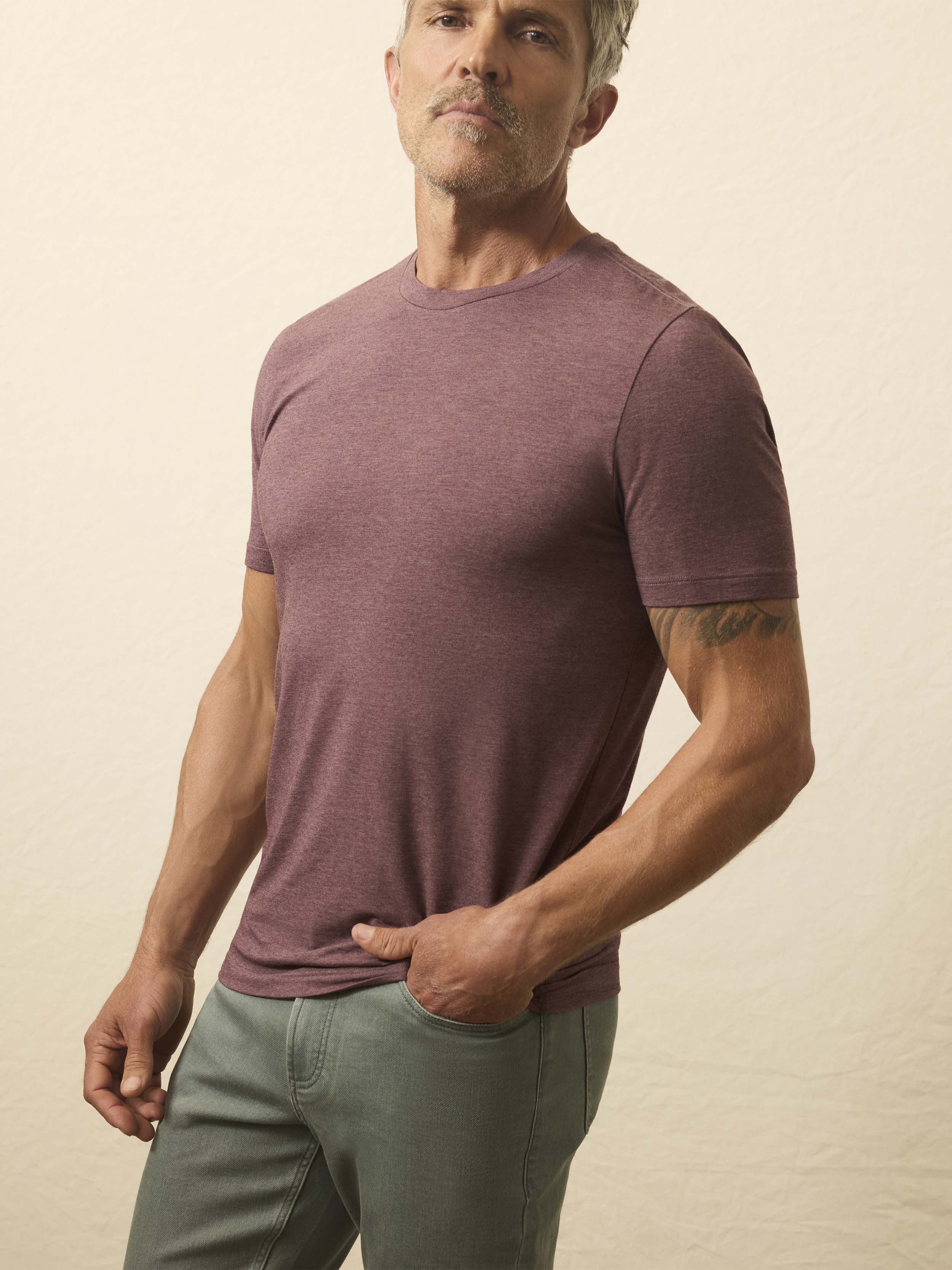 Movement™ Short-Sleeve T-Shirt - Polar Plum Heather