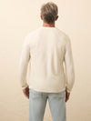 Long-Sleeve Cloud Henley - Ivory Heather