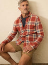 Legend™ Sweater Shirt (Double Pocket) - Copper Falls Plaid