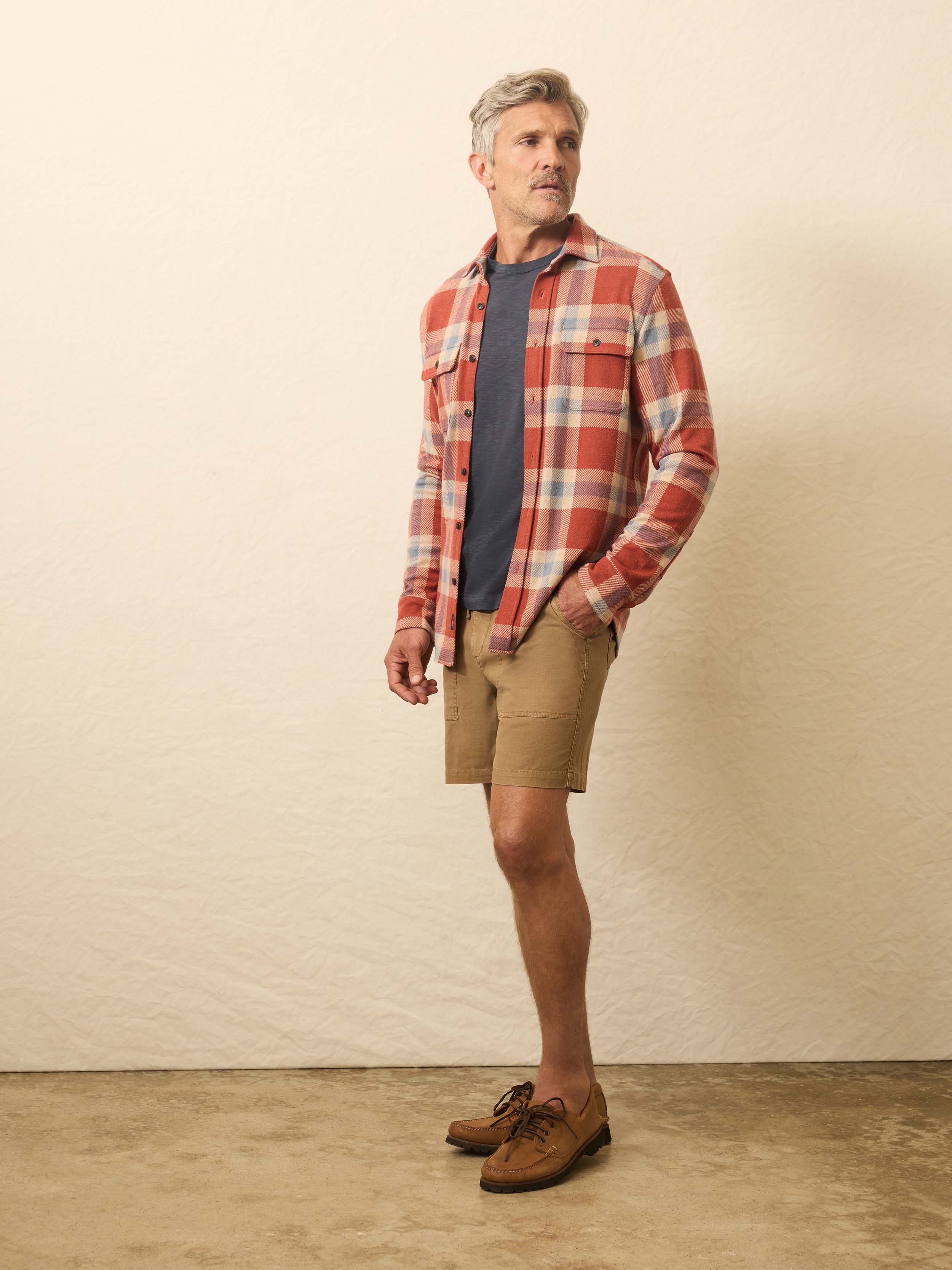 Legend™ Sweater Shirt - Copper Falls Plaid