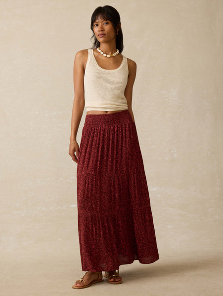 Woodstock Skirt - Belmonte Floral | Faherty Brand