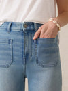 Stretch Terry Patch Pocket Ankle Pant - Eastern Shore Wash