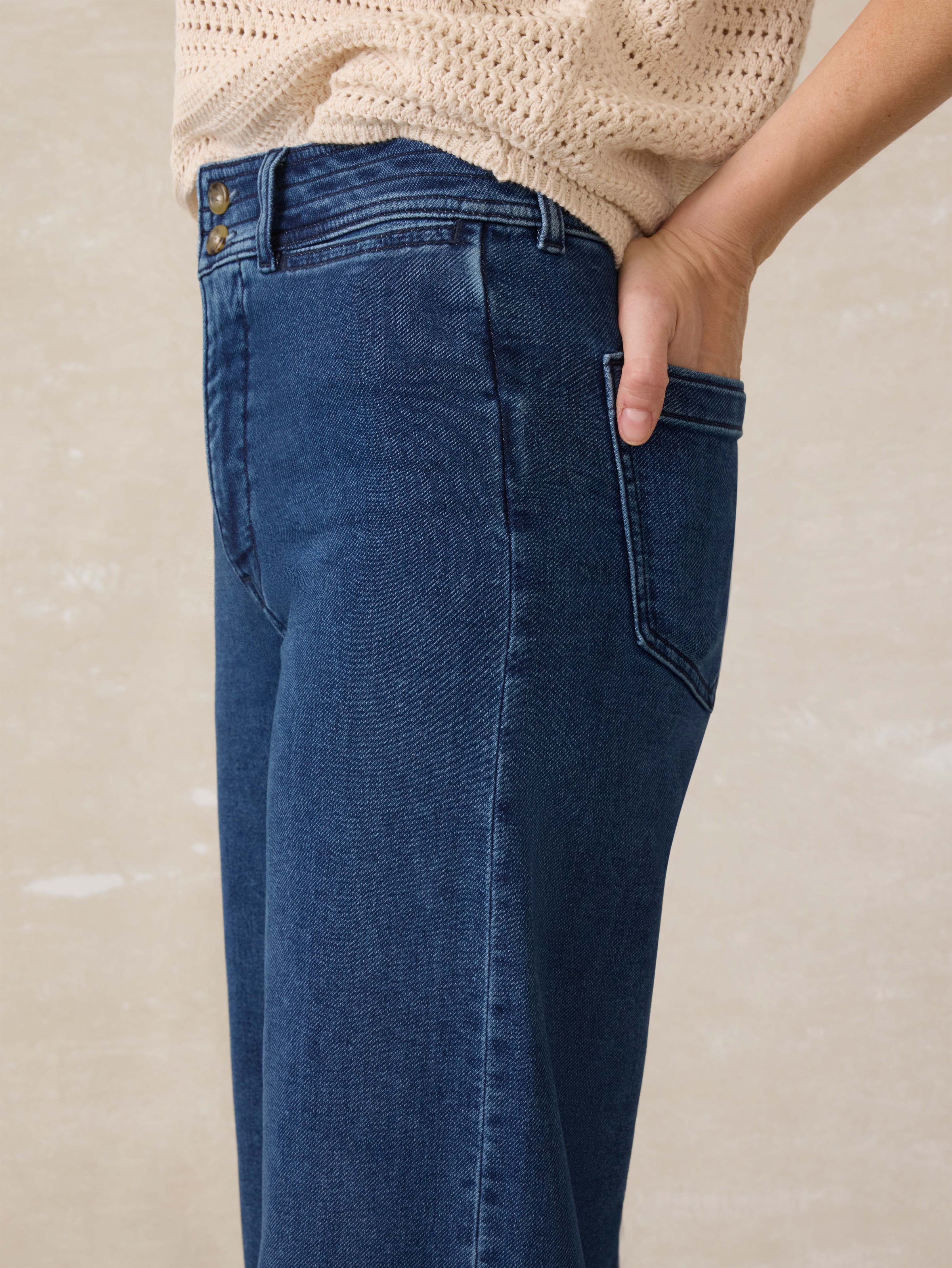 Stretch Terry Harbor Pant - Creekstone Wash