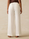 Sun Strider Linen Pant - White