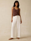Sun Strider Linen Pant - White
