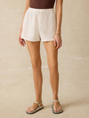 Laidback Gauze Short - White