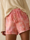 Laidback Gauze Short - Coral Skies Tie Dye