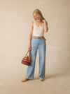 Linen Denim Pant - Summer Seas Wash