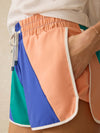 Shorelite Active Short - Lagoon Colorblock