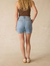 Linen Denim Short - Summer Seas Wash