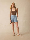 Linen Denim Short - Summer Seas Wash