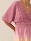 Mila Dress - Sunset Dip Dye