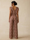 Jules Linen Jumpsuit - Sausalito Sunset
