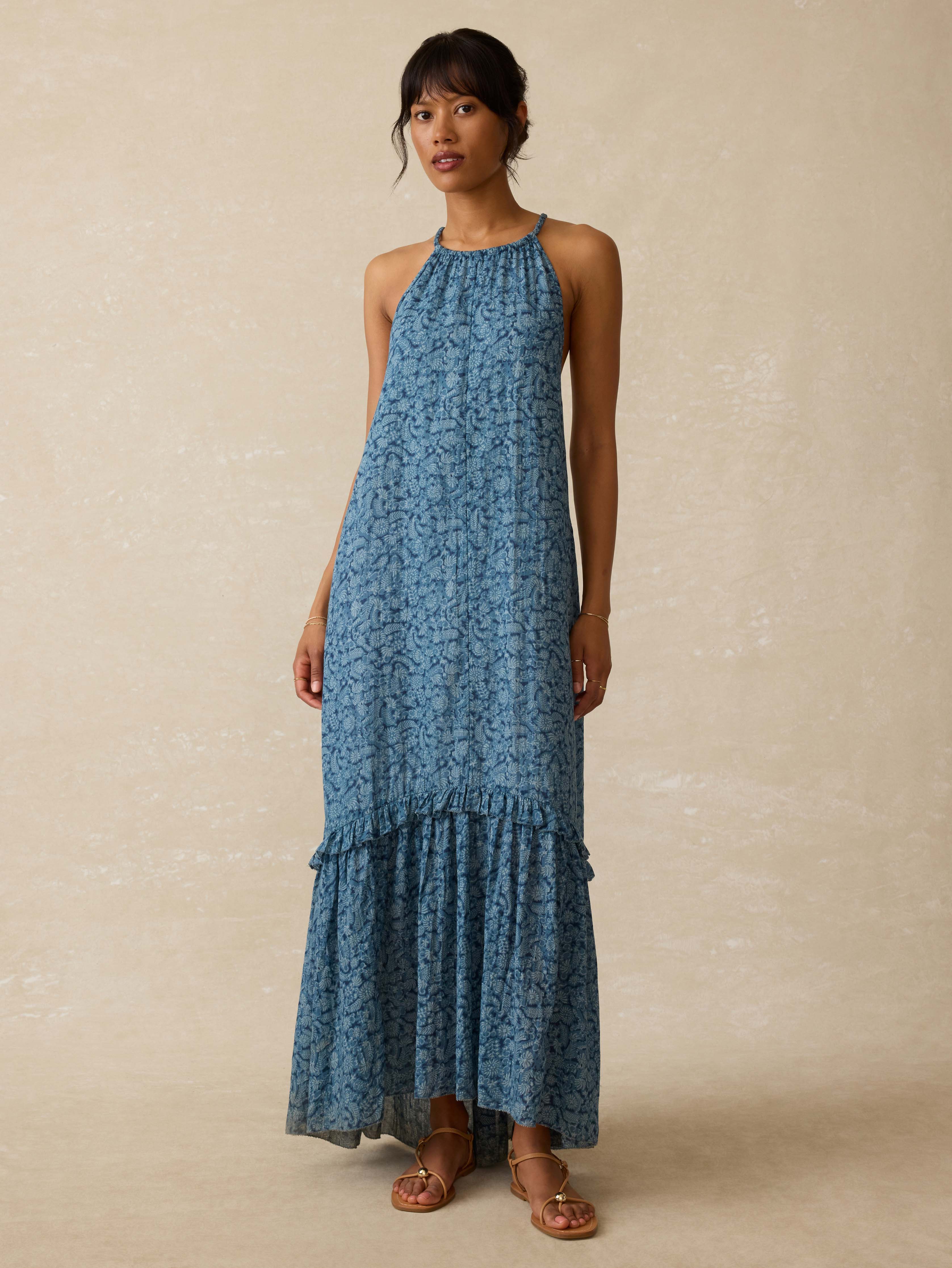 Amelia Dress - Azure Belmonte Floral