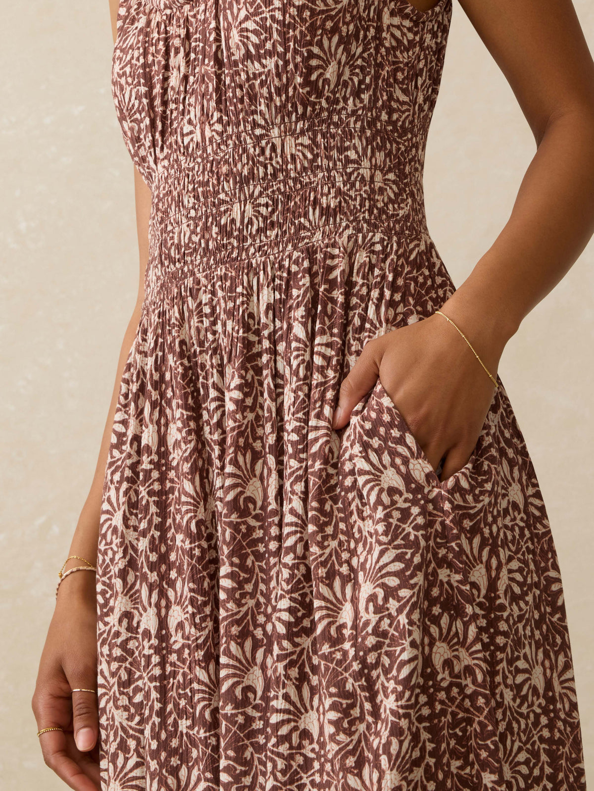 AUBRI DRESS, COCONUT SUNSHINE SEEKERS