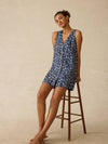 Alston Dress - Juniper Ikat Floral