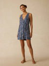 Alston Dress - Juniper Ikat Floral