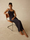 Sunwashed Slub Tank Dress - Washed Black