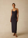 Sunwashed Slub Tank Dress - Washed Black
