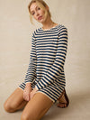 Seacoast Crochet Long-Sleeve Dress - Nice Navy