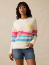 Sunwashed Slub Crewneck - Sun Spritz Soleil